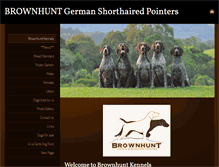 Tablet Screenshot of brownhuntshorthairs.com